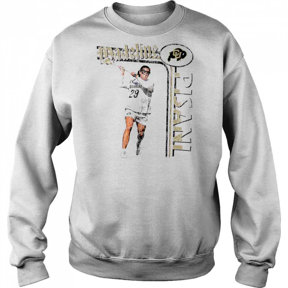 Madeline Pisani Colorado Buffaloes Lacrosse NCAA Division I Illustrated Vintage t-shirt Sweatshirt