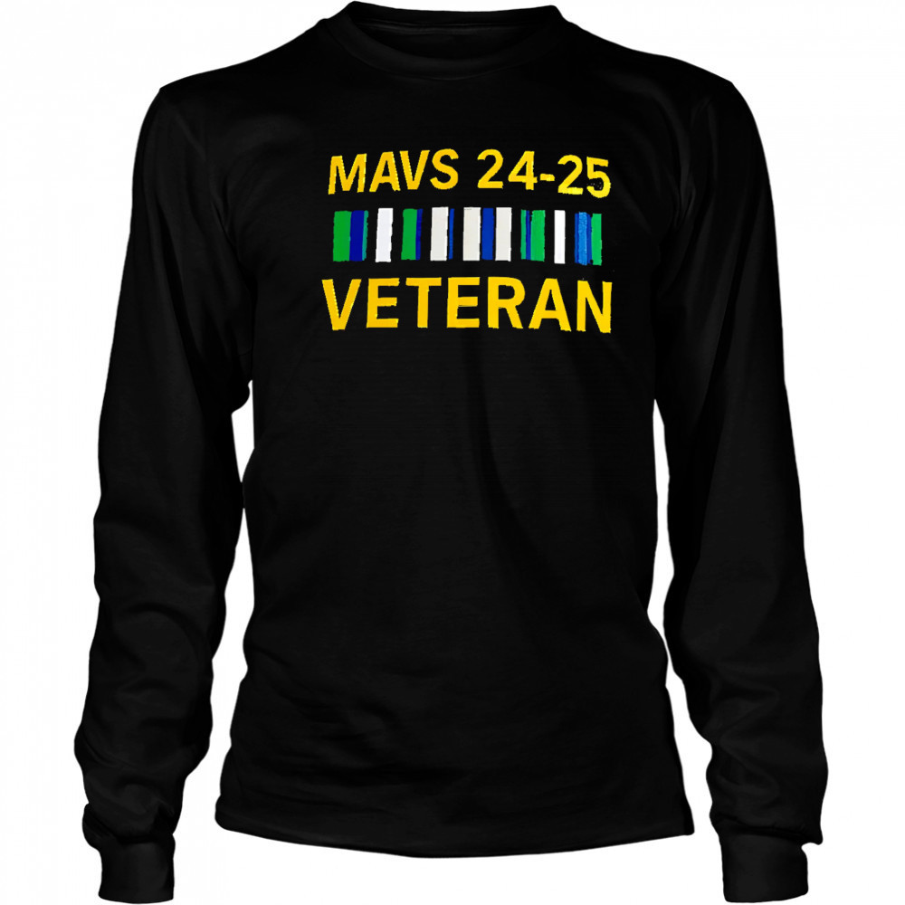 Mavs 24 25 Veteran shirt Long Sleeved