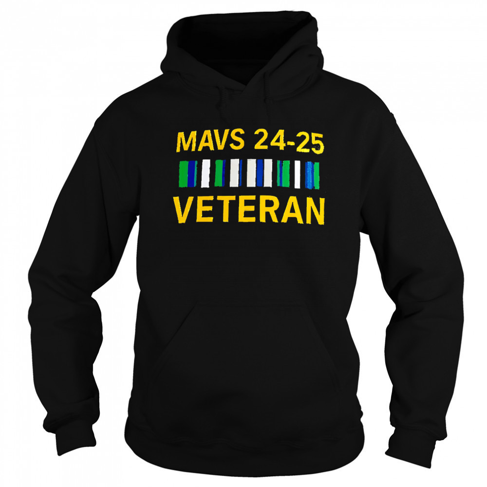 Mavs 24 25 Veteran shirt Hoodie