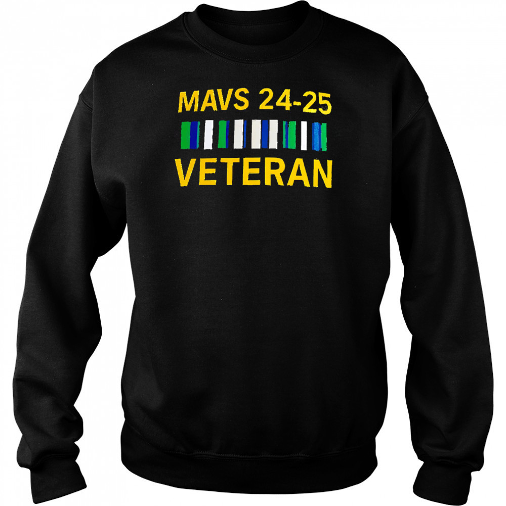 Mavs 24 25 Veteran shirt Sweatshirt