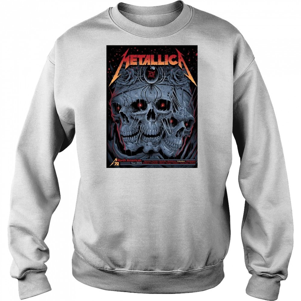 Metallica M72 Columbus OH At Historic Crew Stadium Two Night On May 9 And 11 M72 World Tour 2025 t-shirt Sweatshirt