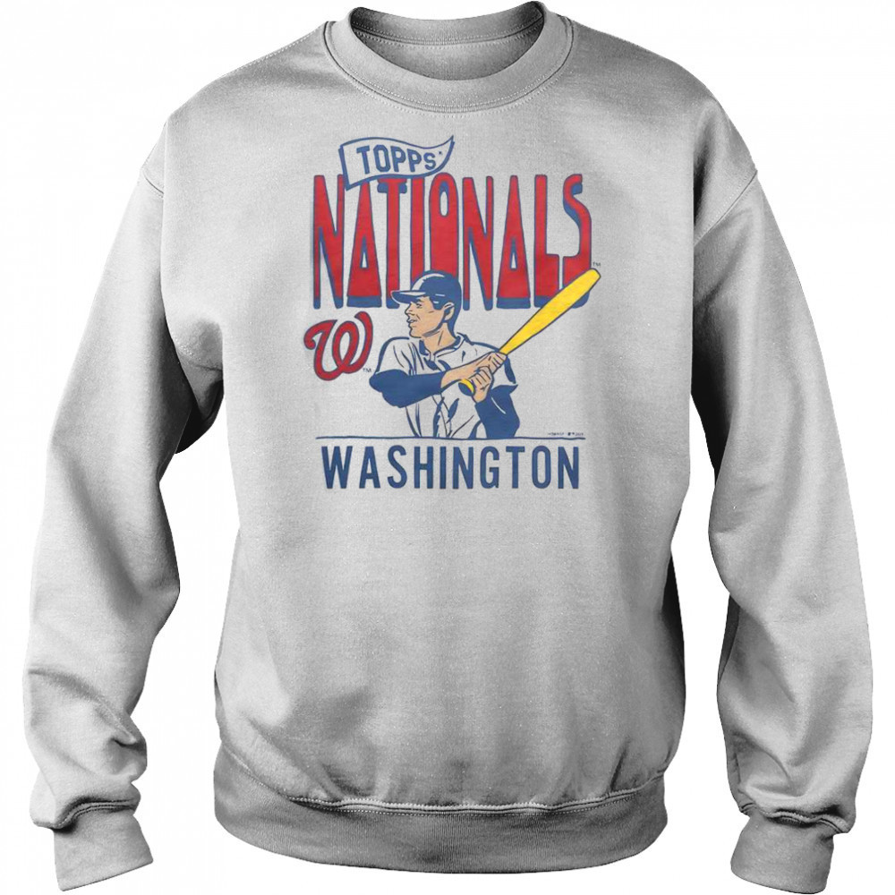 MLB X Topps Washington Nationals T-Shirt Sweatshirt