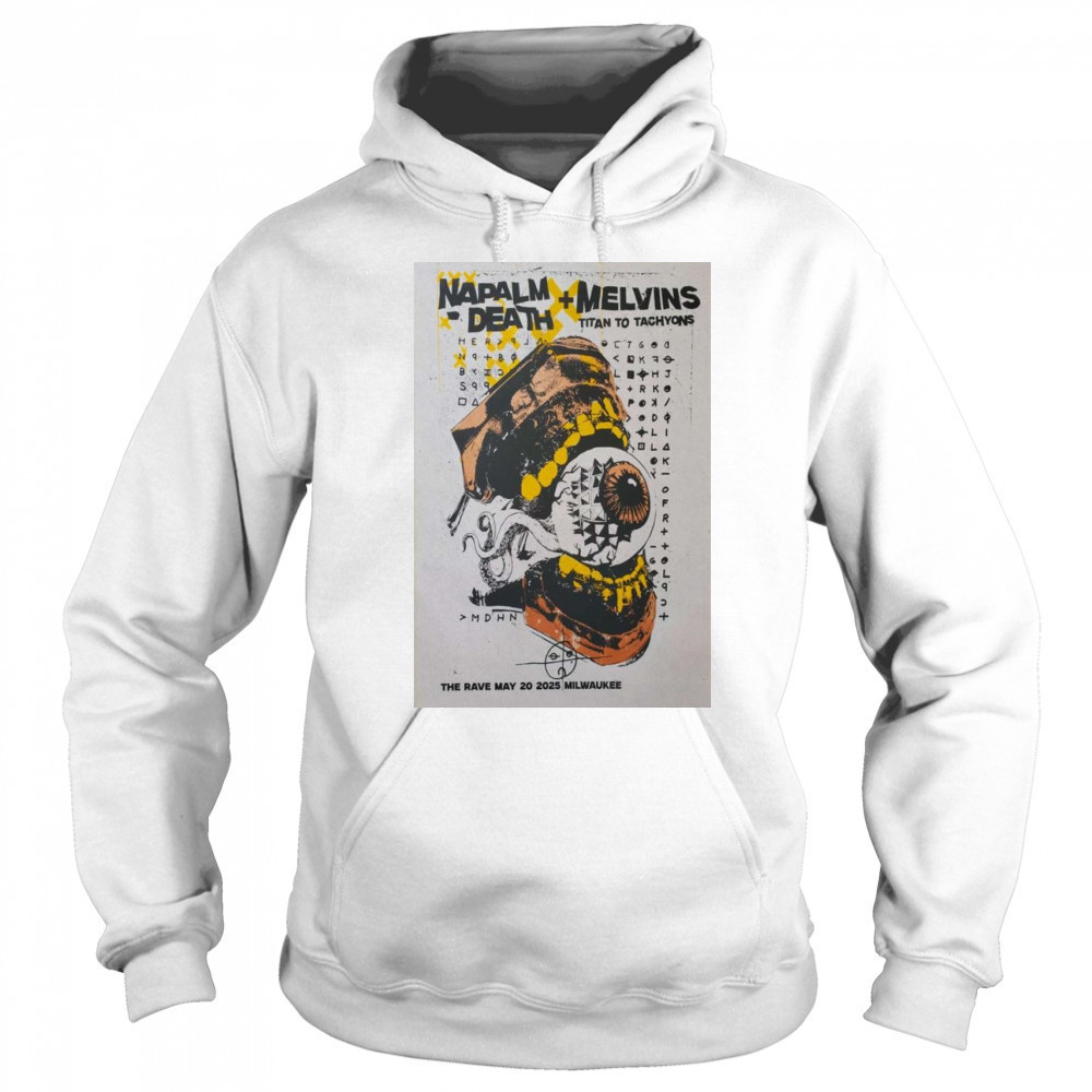 Napalm Death The Rave May 20 2025 Shirt Hoodie