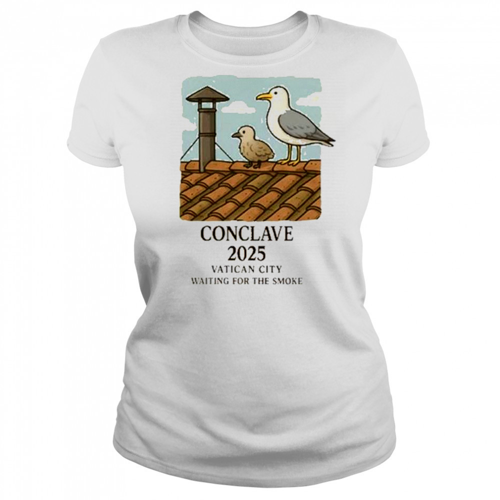 Natii Light Conclave 2025 Vatican City Waiting For The Smoke t-shirt Women's T-shirt