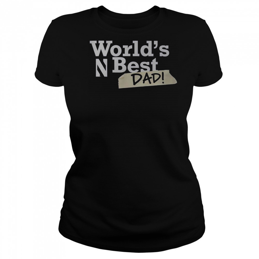 Northwestern Wildcats World’s Best Dad T-Shirt Women's T-shirt