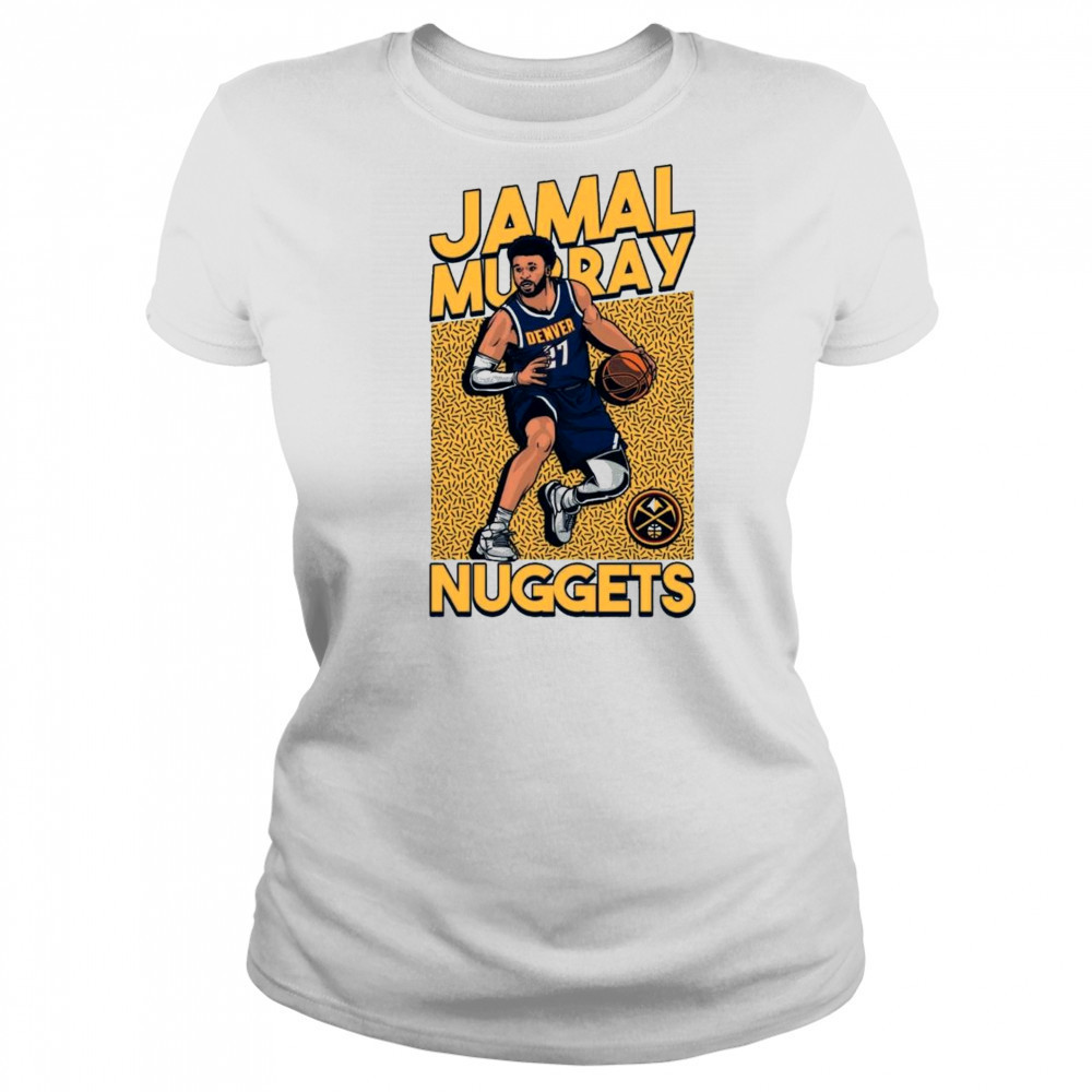 Nuggets #27 Jamal Murray In Action Shirt Women's T-shirt