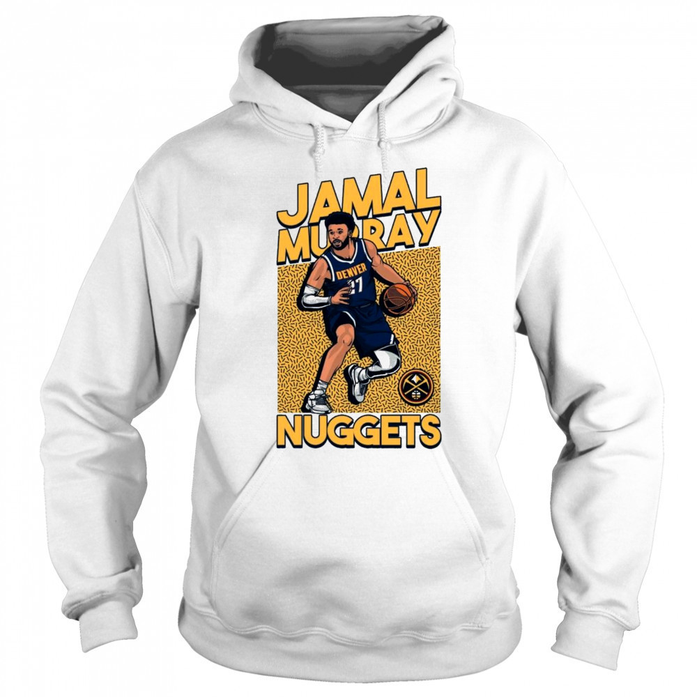 Nuggets #27 Jamal Murray In Action Shirt Hoodie
