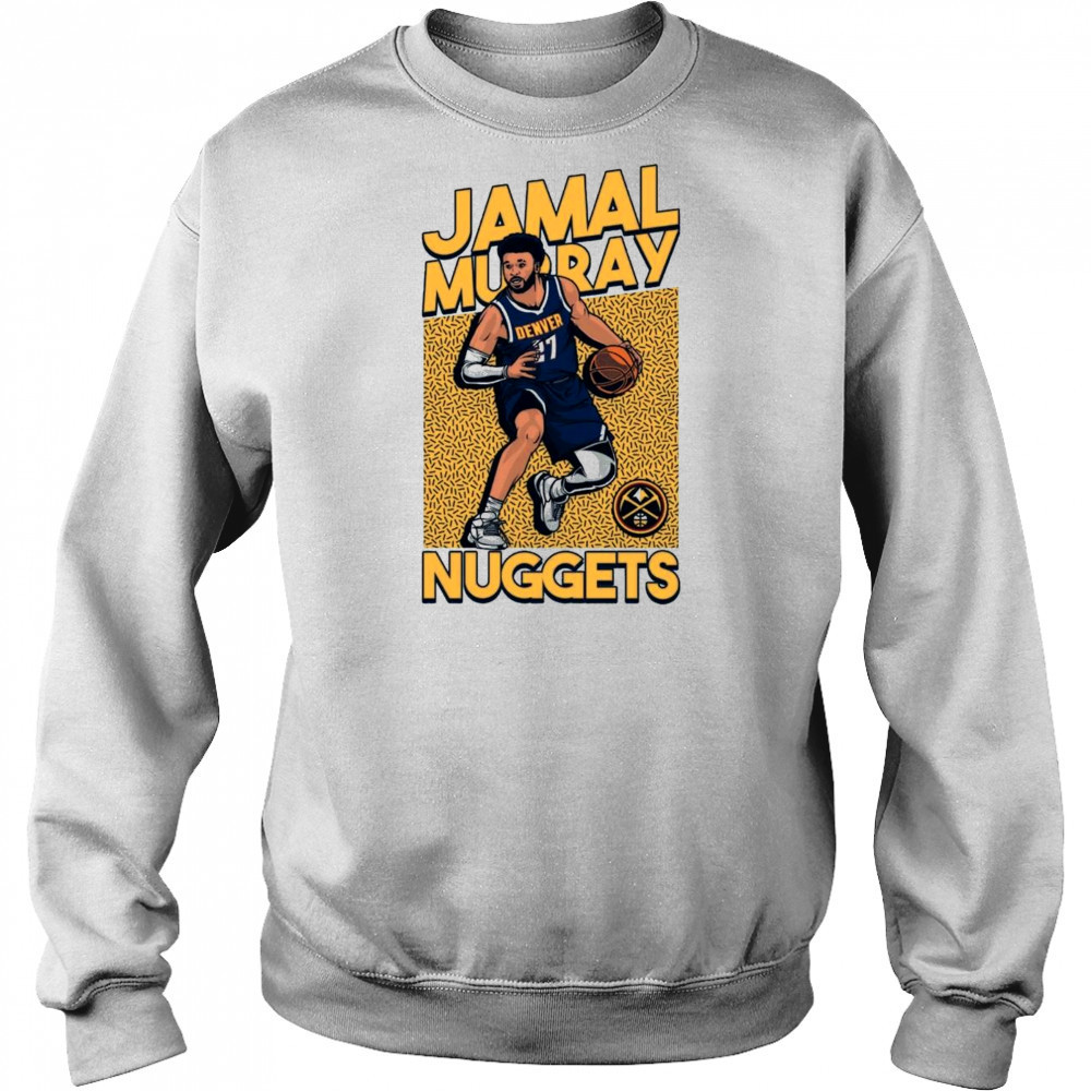 Nuggets #27 Jamal Murray In Action Shirt Sweatshirt