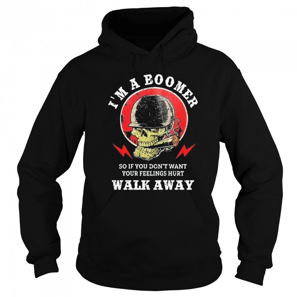 Old Salty Marine I’m A Boomer So If You Don’t Want Your Feelings Hurt Walk Away Shirt Hoodie