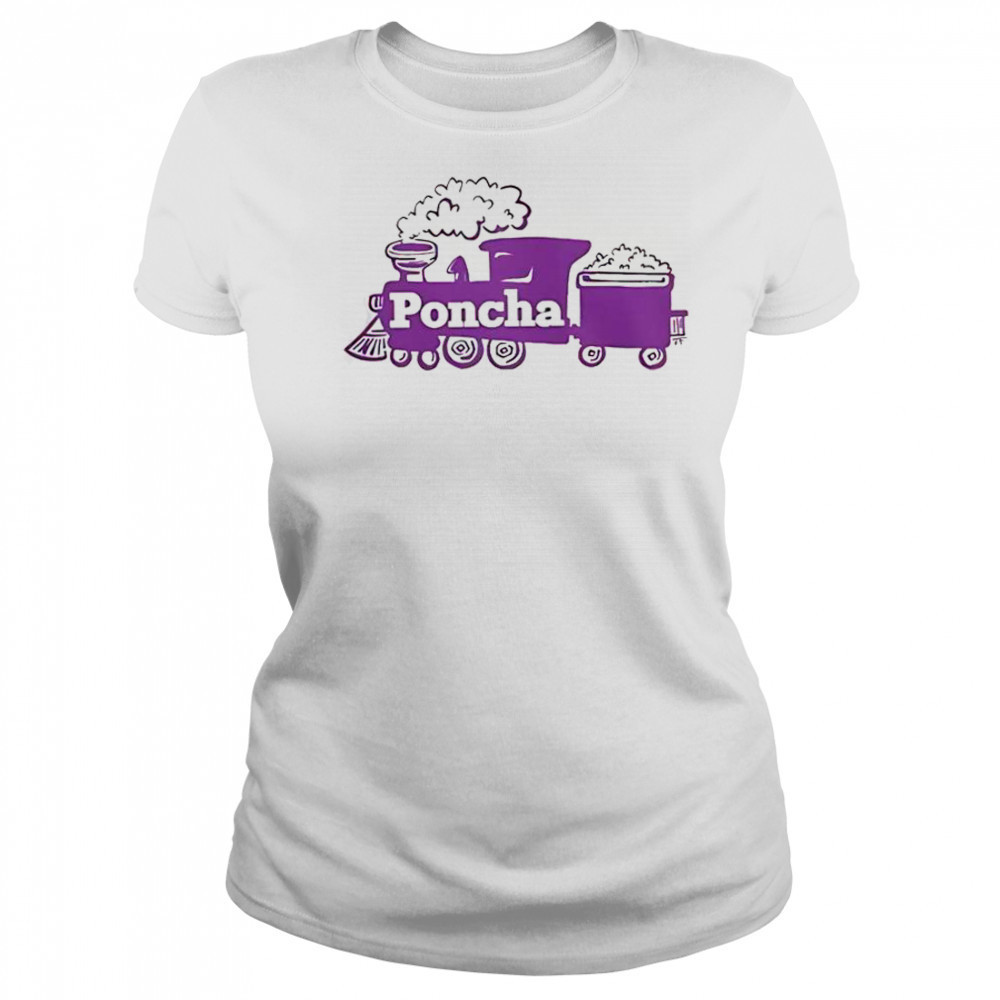 Poncha Train Fleurty Girl T-Shirt Women's T-shirt