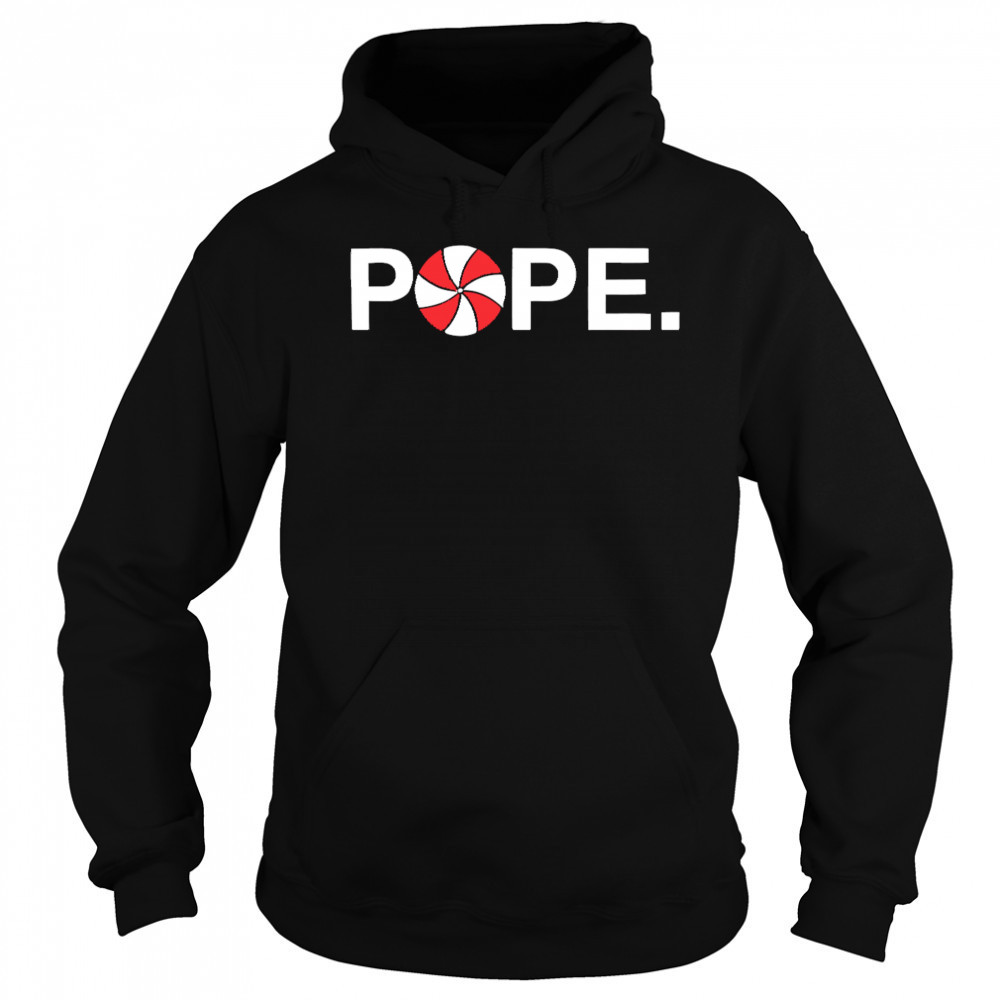Pope leo xiv pope peppermint swirl shirt Hoodie