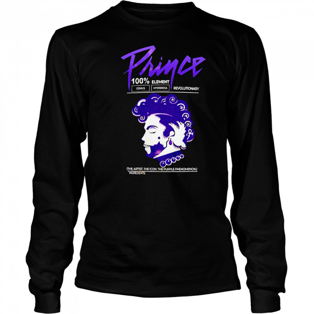 Prince Revolutionary The Artist The Icon The Purple Phenomenon shirt Long Sleeved