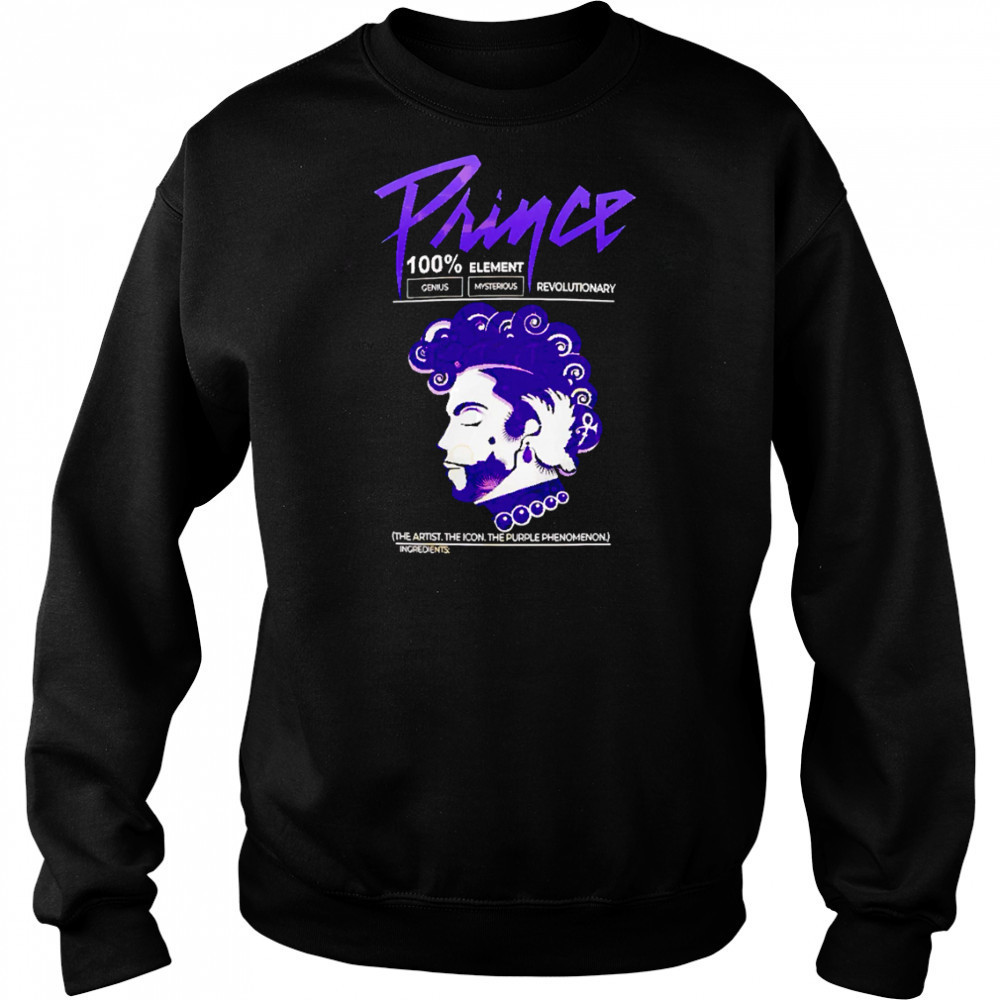 Prince Revolutionary The Artist The Icon The Purple Phenomenon shirt Sweatshirt