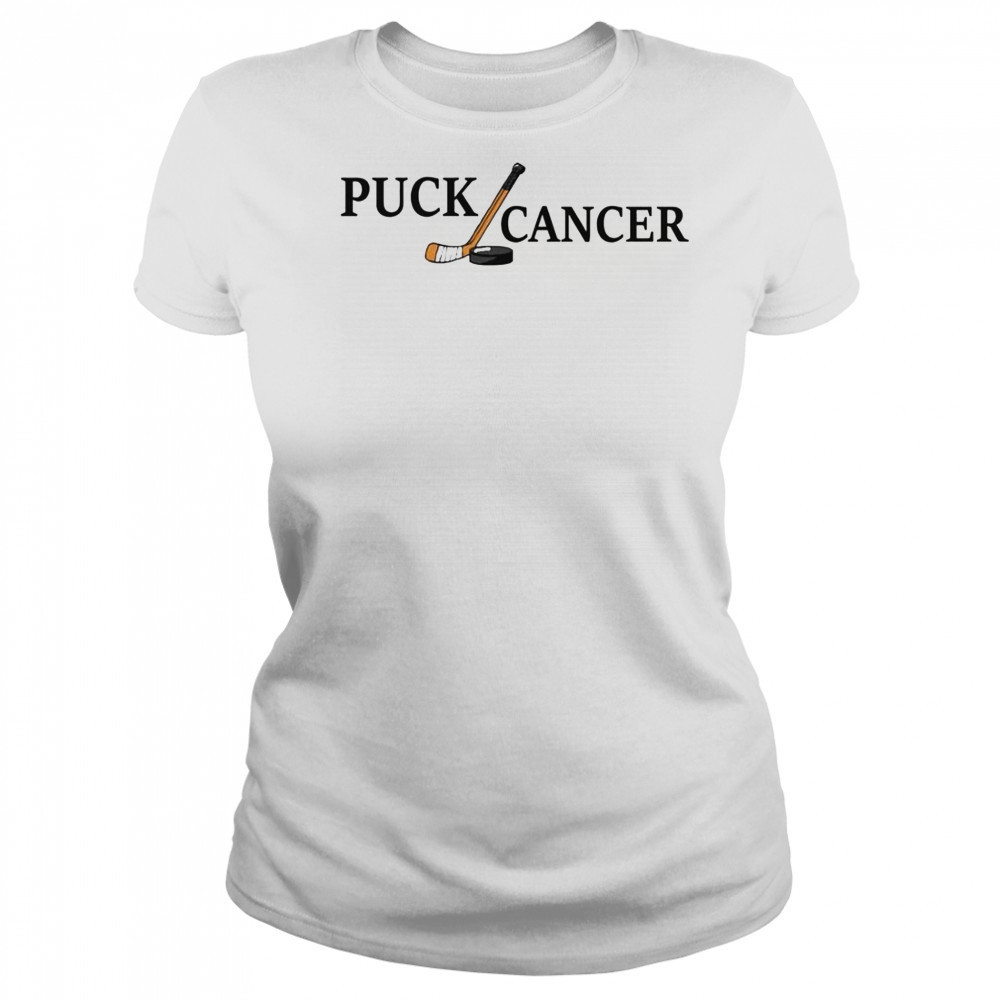 Puck Cancer Ice Hockey T-Shirt Women's T-shirt