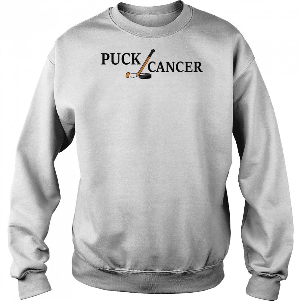Puck Cancer Ice Hockey T-Shirt Sweatshirt