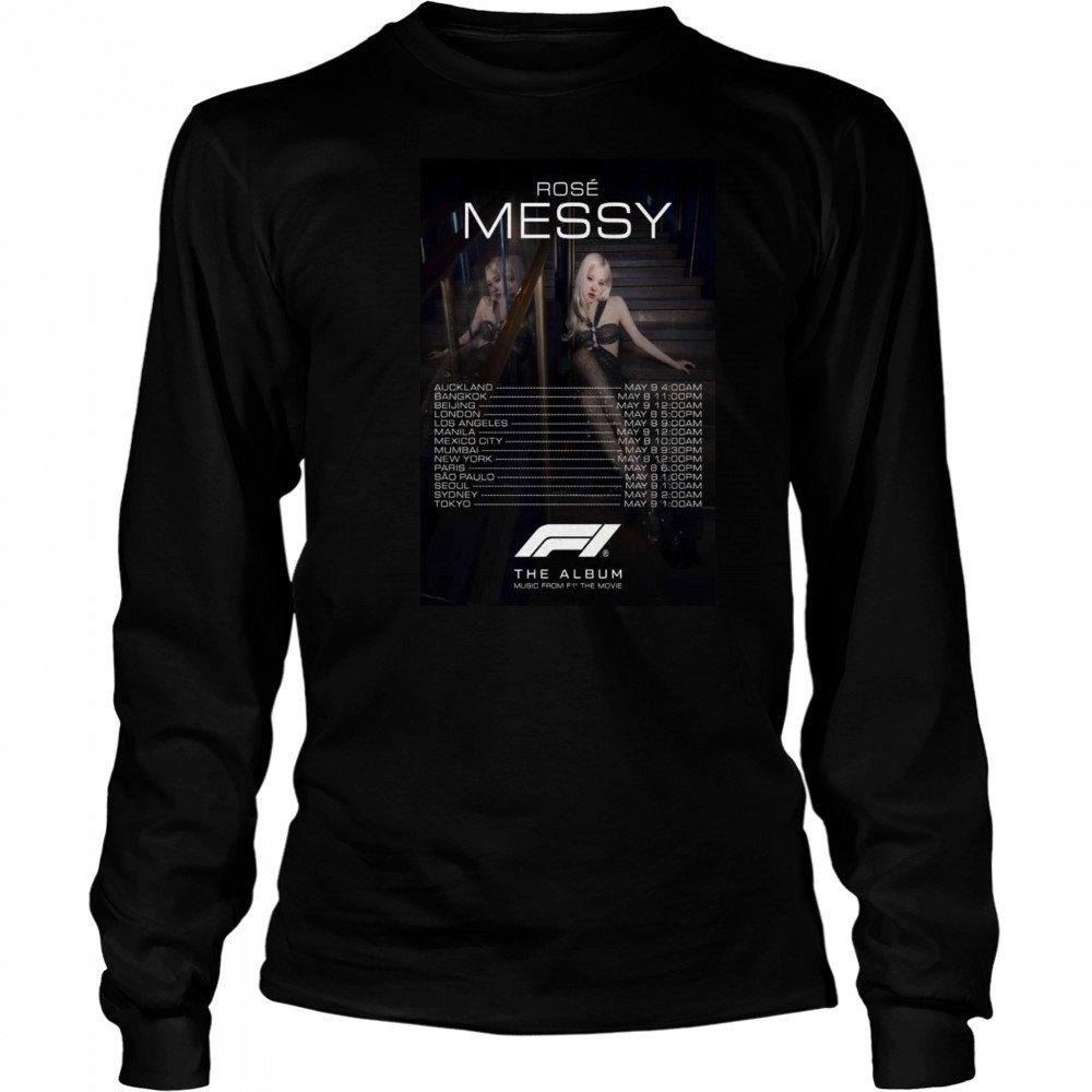 Rosie Messy World Tour 2025 Shirt Long Sleeved