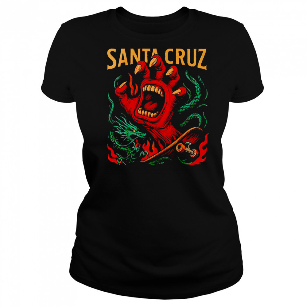 Santa Cruz hand graphic shirt Women's T-shirt