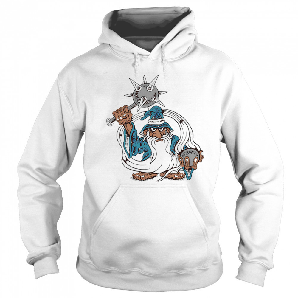 Sorcery Dept holding a mace shirt Hoodie