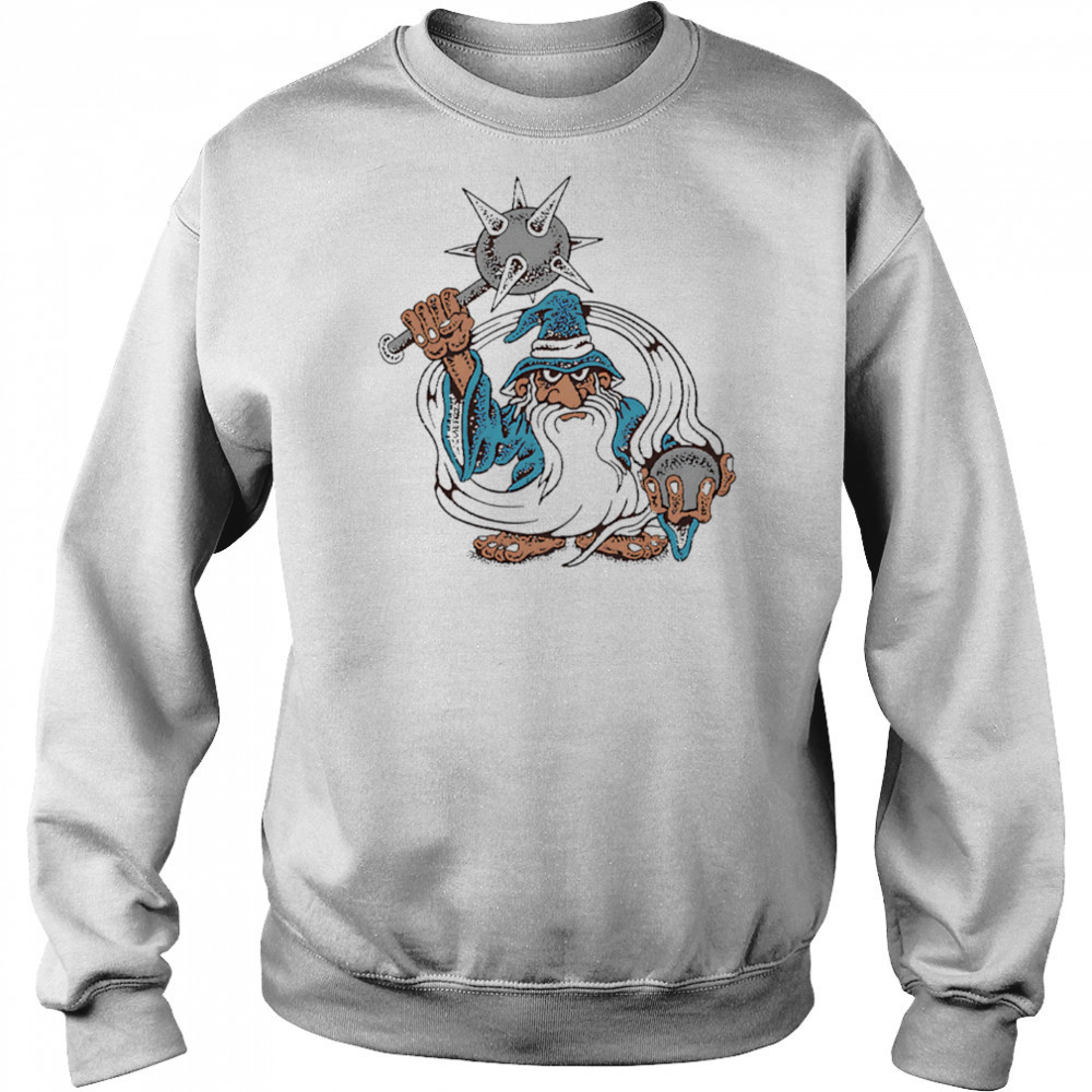 Sorcery Dept holding a mace shirt Sweatshirt