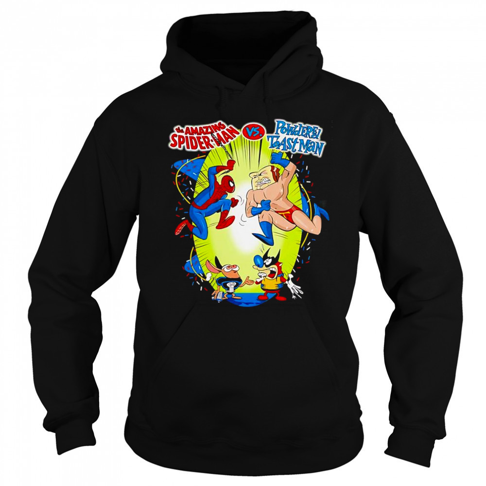 The Amazing Spider-man vs Powdered Toast Man shirt Hoodie