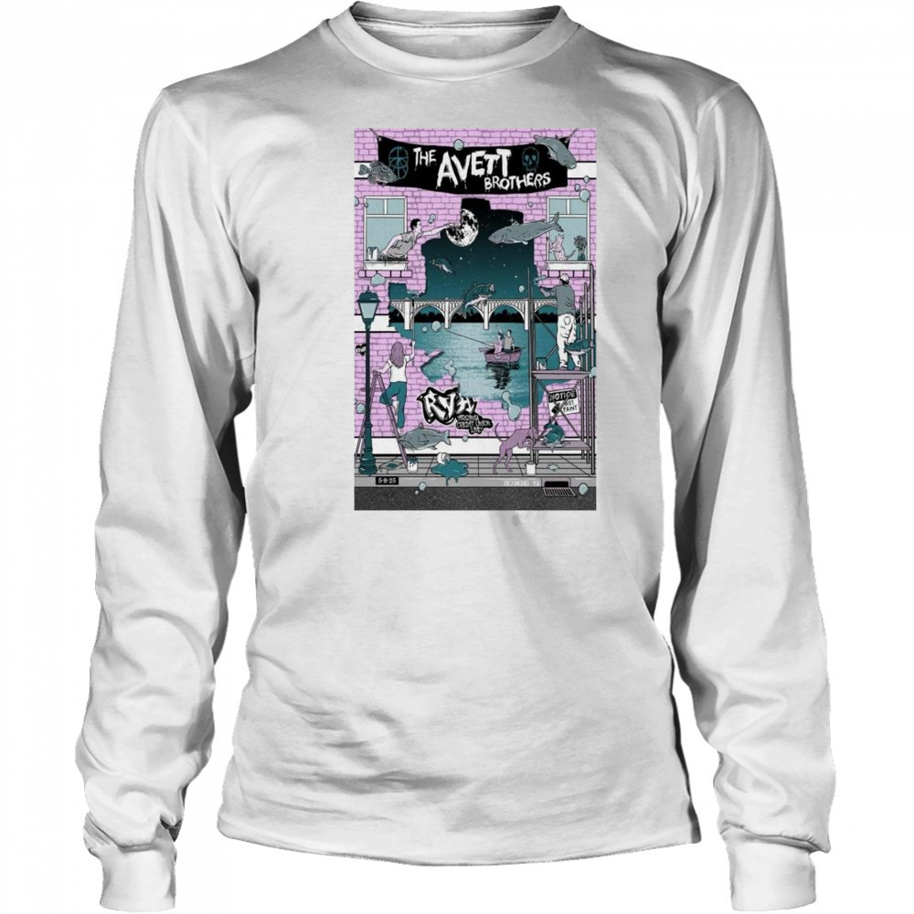 The Avett Brothers Virginia Credit Union LIVE! In Richmond VA May 8 2025 Tour t-shirt Long Sleeved