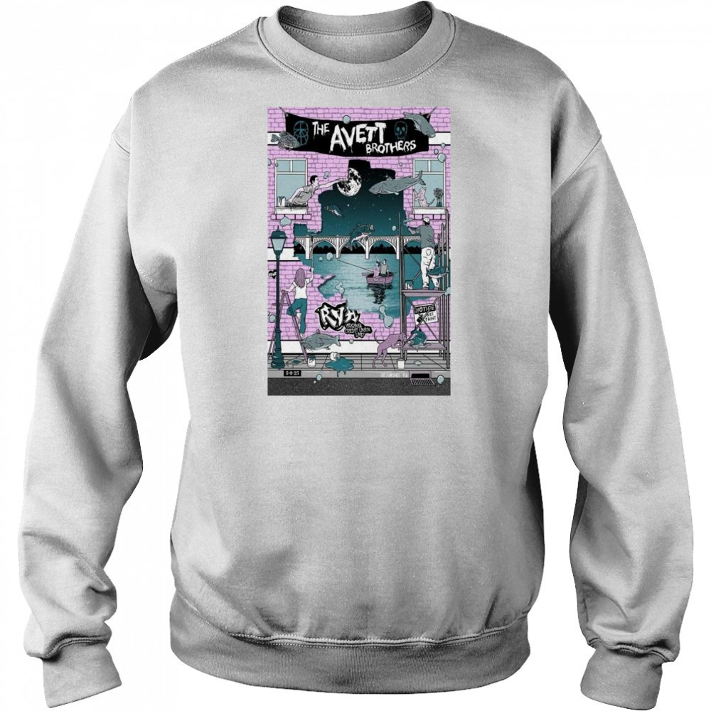 The Avett Brothers Virginia Credit Union LIVE! In Richmond VA May 8 2025 Tour t-shirt Sweatshirt
