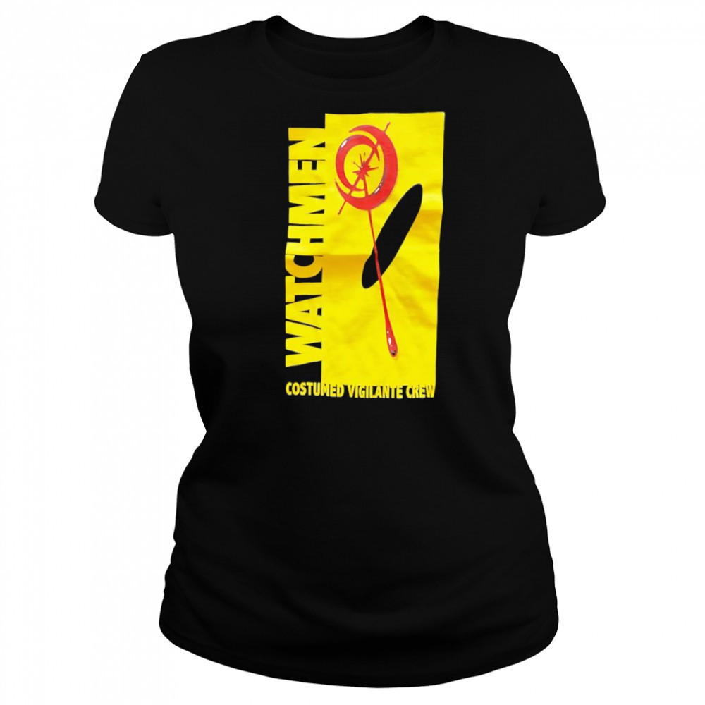 Watchmen costumed vigilante crew shirt Women's T-shirt
