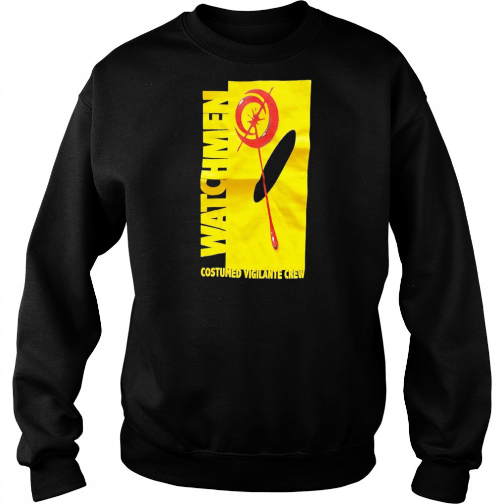 Watchmen costumed vigilante crew shirt Sweatshirt