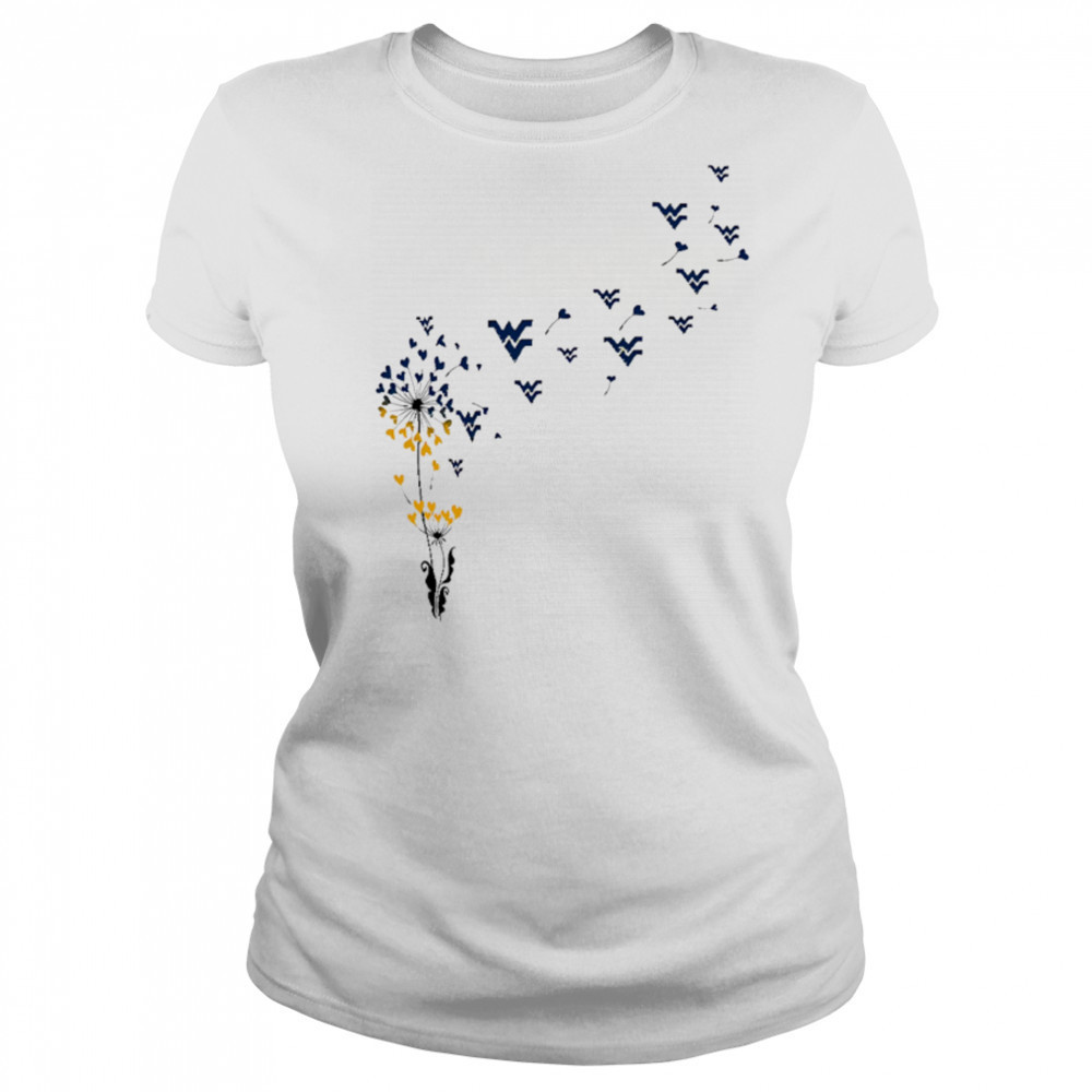West Virginia Mountaineers Heart Dandelion shirt Women's T-shirt