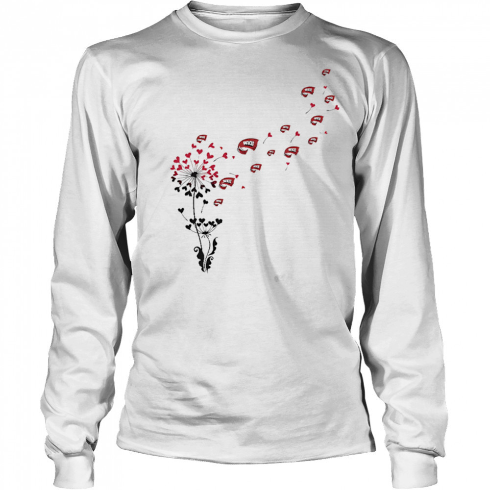Western Kentucky hilltoppers heart dandelion shirt Long Sleeved
