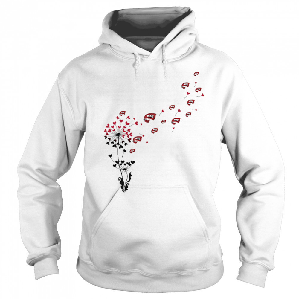 Western Kentucky hilltoppers heart dandelion shirt Hoodie