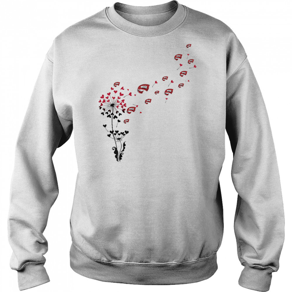 Western Kentucky hilltoppers heart dandelion shirt Sweatshirt