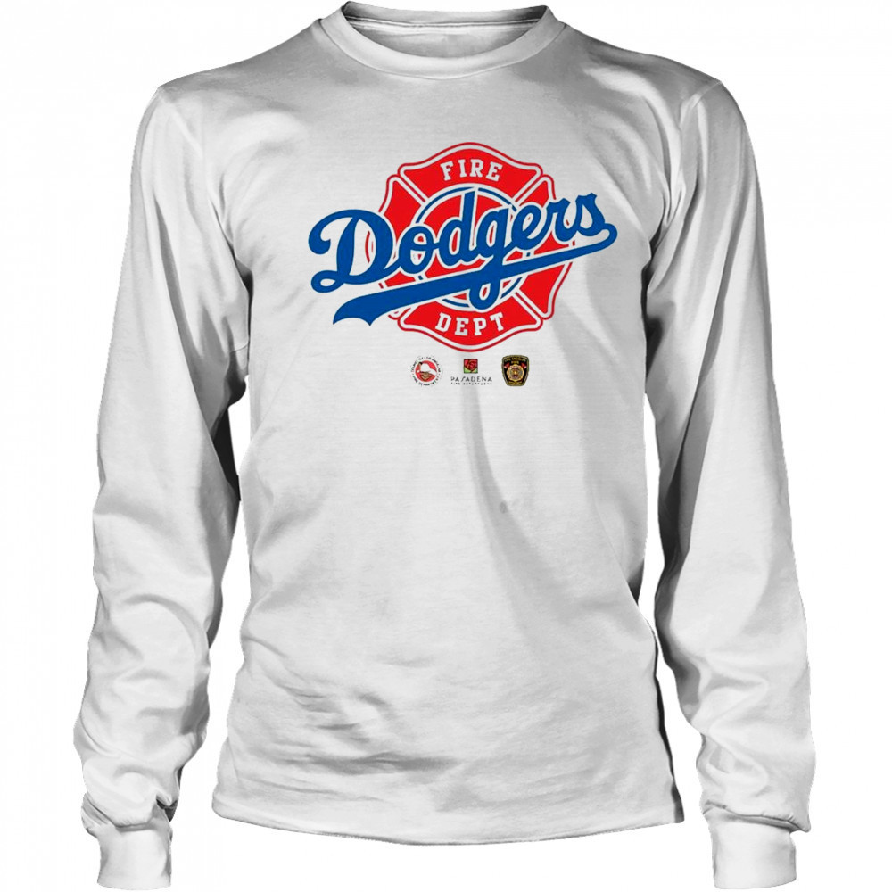 2025 Dodgers Firefighter Appreciation Night Shirt Long Sleeved
