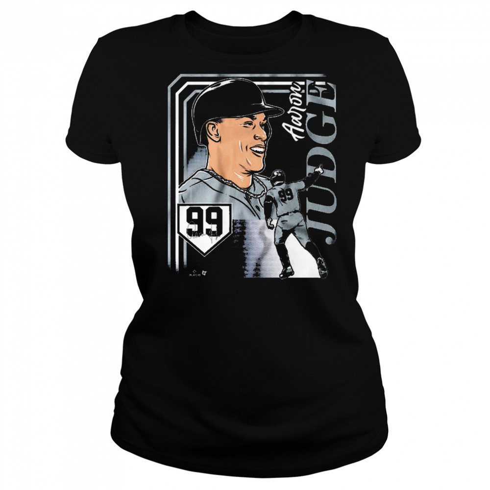 Aaron Judge 99 Collage Frame New York Yankees MLB Signature t-shirt Women's T-shirt