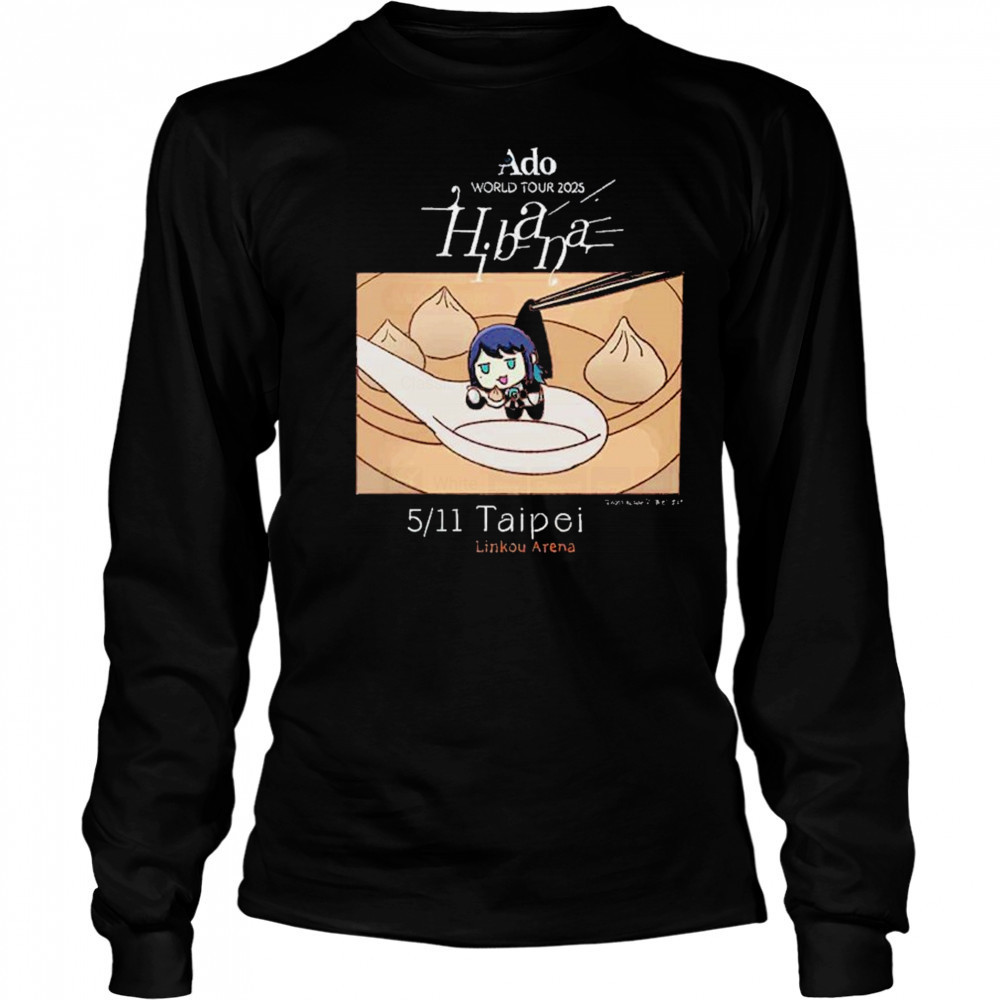 Ado Hibana World Tour 2025 May 11 2025 At Taipei Linkou Arena T-shirt Long Sleeved