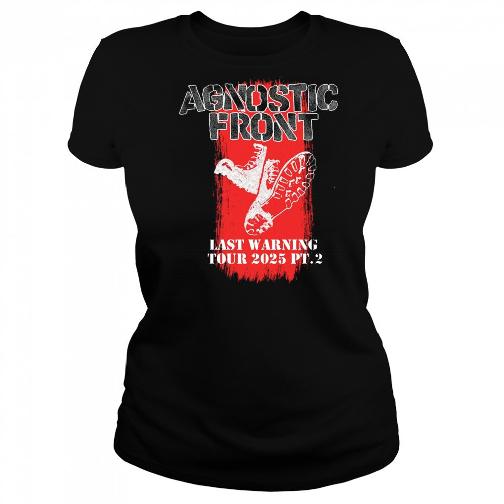 Agnostic Front Last Warning Tour 2025 Pt.2 Painting t-shirt Women's T-shirt