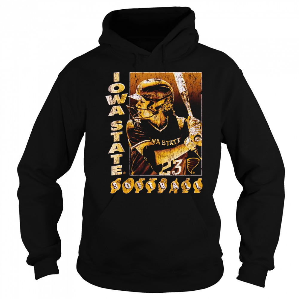Angelina Allen Iowa State Cyclones Softball NCAA Division I Block Letter Vintage t-shirt Hoodie