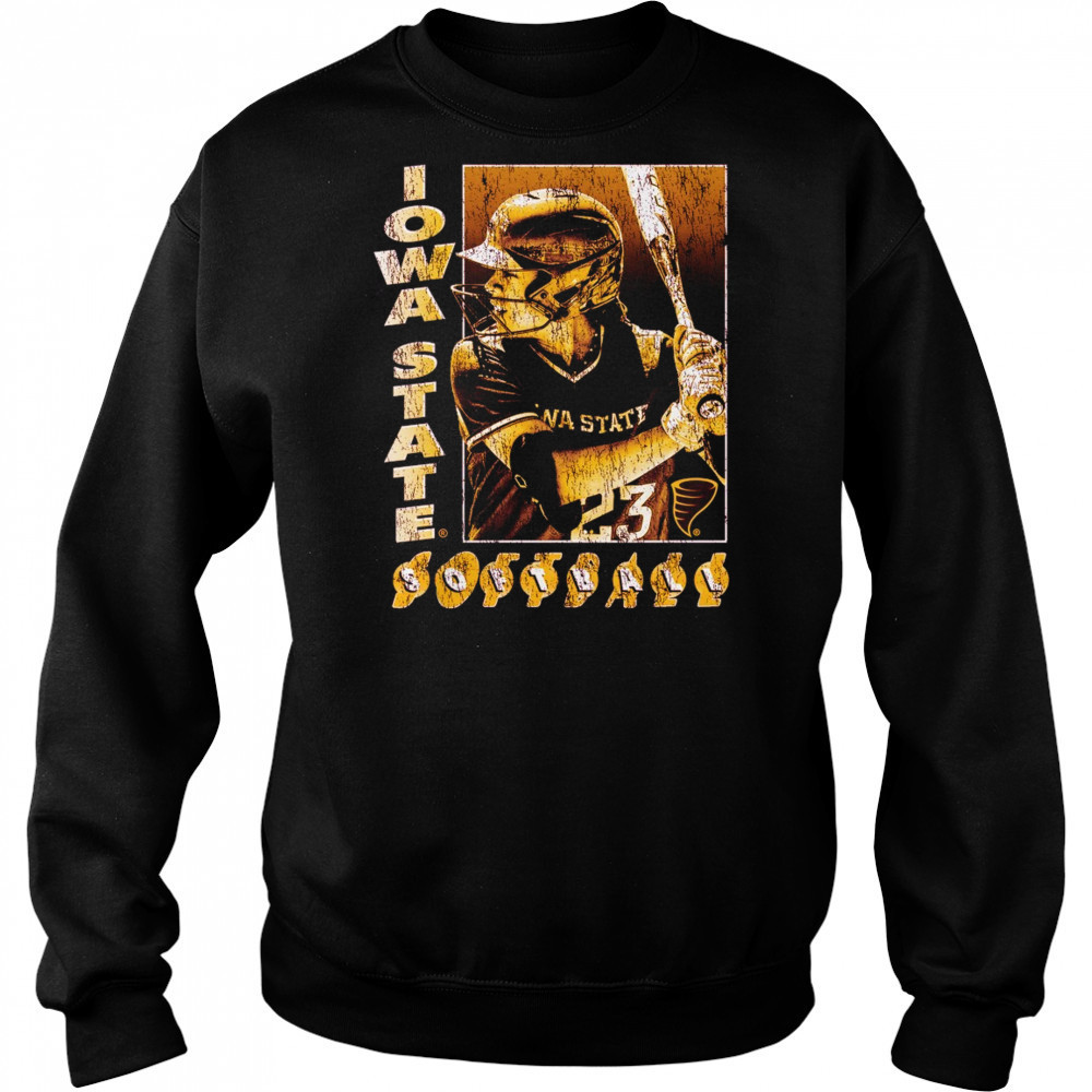 Angelina Allen Iowa State Cyclones Softball NCAA Division I Block Letter Vintage t-shirt Sweatshirt