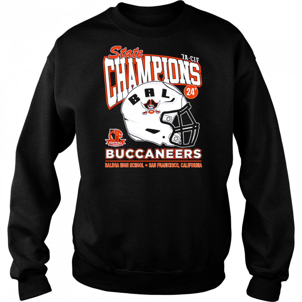 Balboa State Champs Buccaneers helmet shirt Sweatshirt