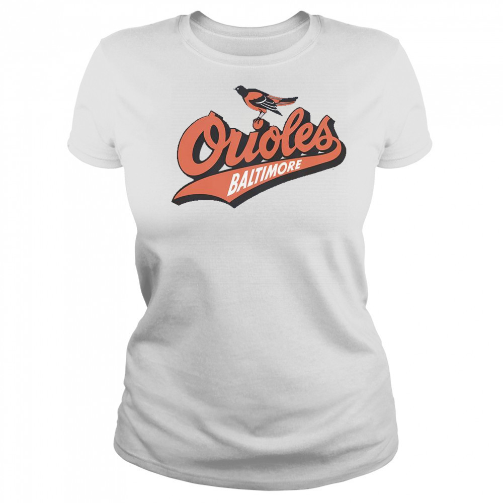Baltimore Orioles Homage Gray Hyper Local T-Shirt Women's T-shirt