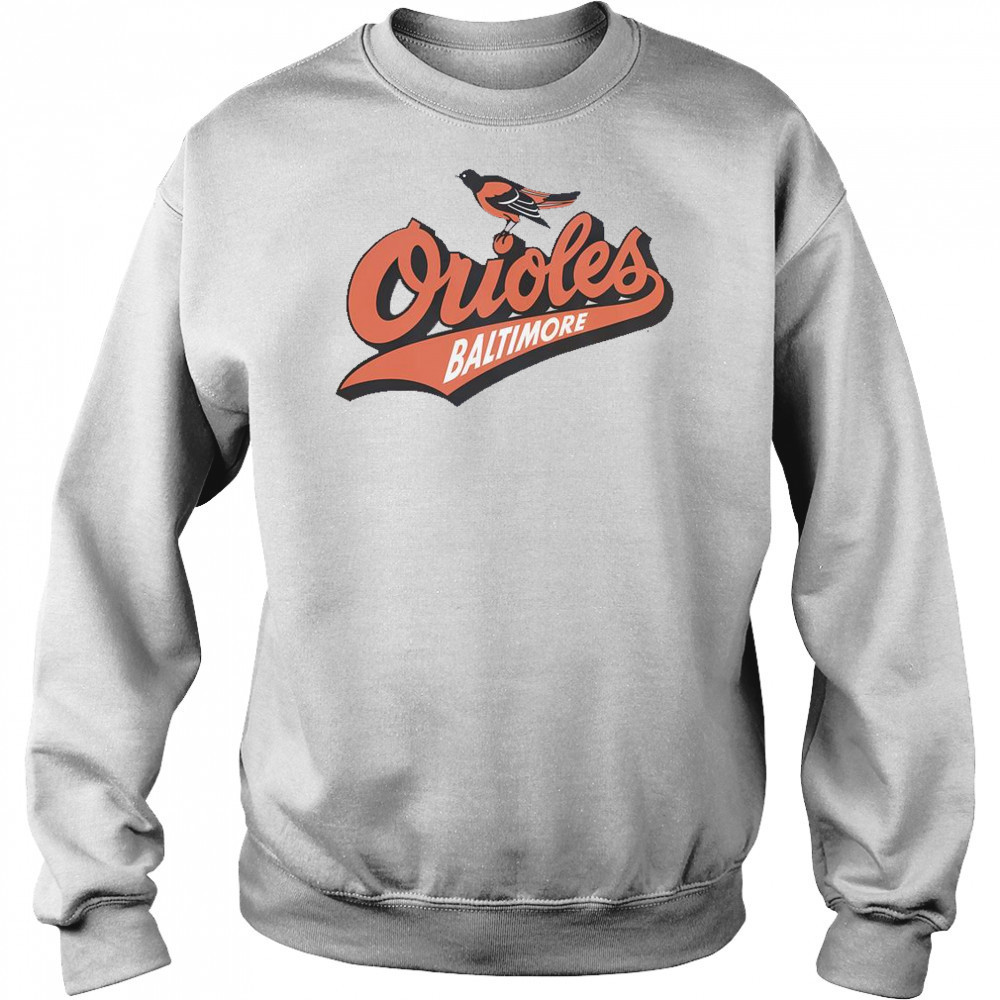 Baltimore Orioles Homage Gray Hyper Local T-Shirt Sweatshirt