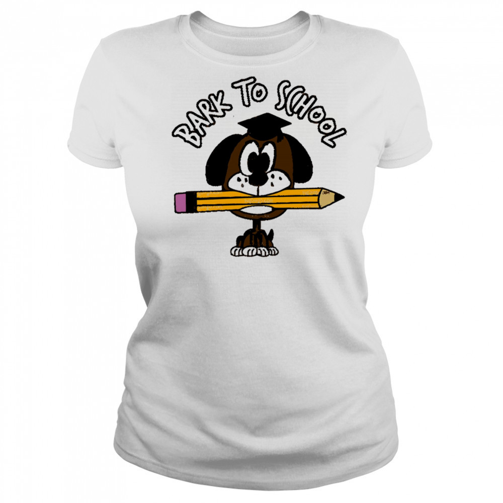 Bark To School Dog Student shirt Women's T-shirt
