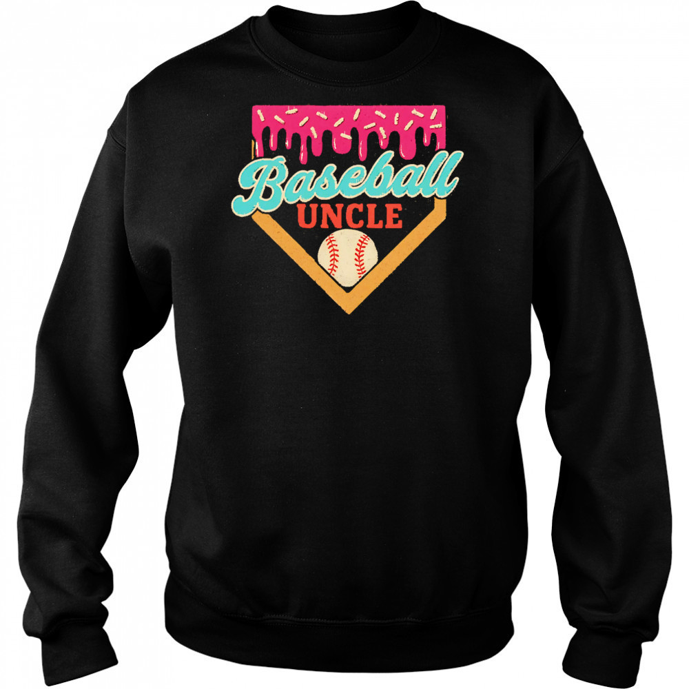 Baseball Uncle Ice Cream Drip shirt Sweatshirt
