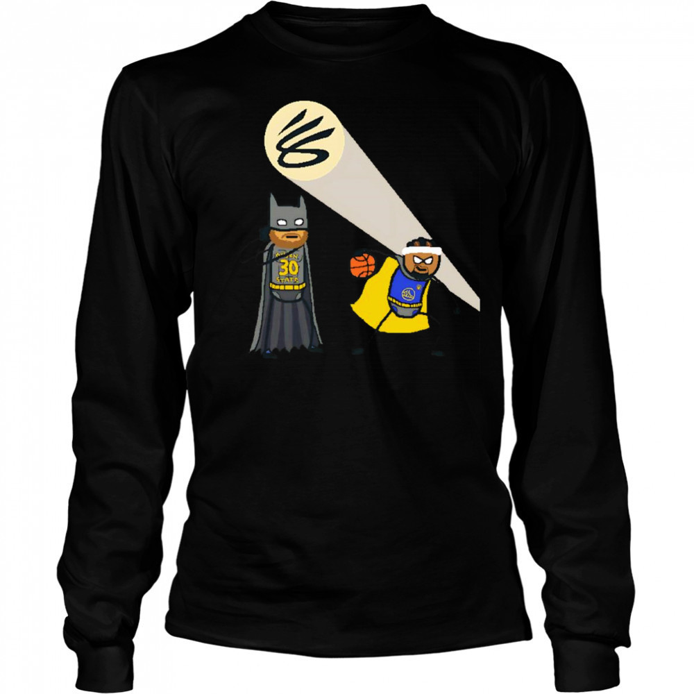 Batman and Robin basketball shirt Long Sleeved