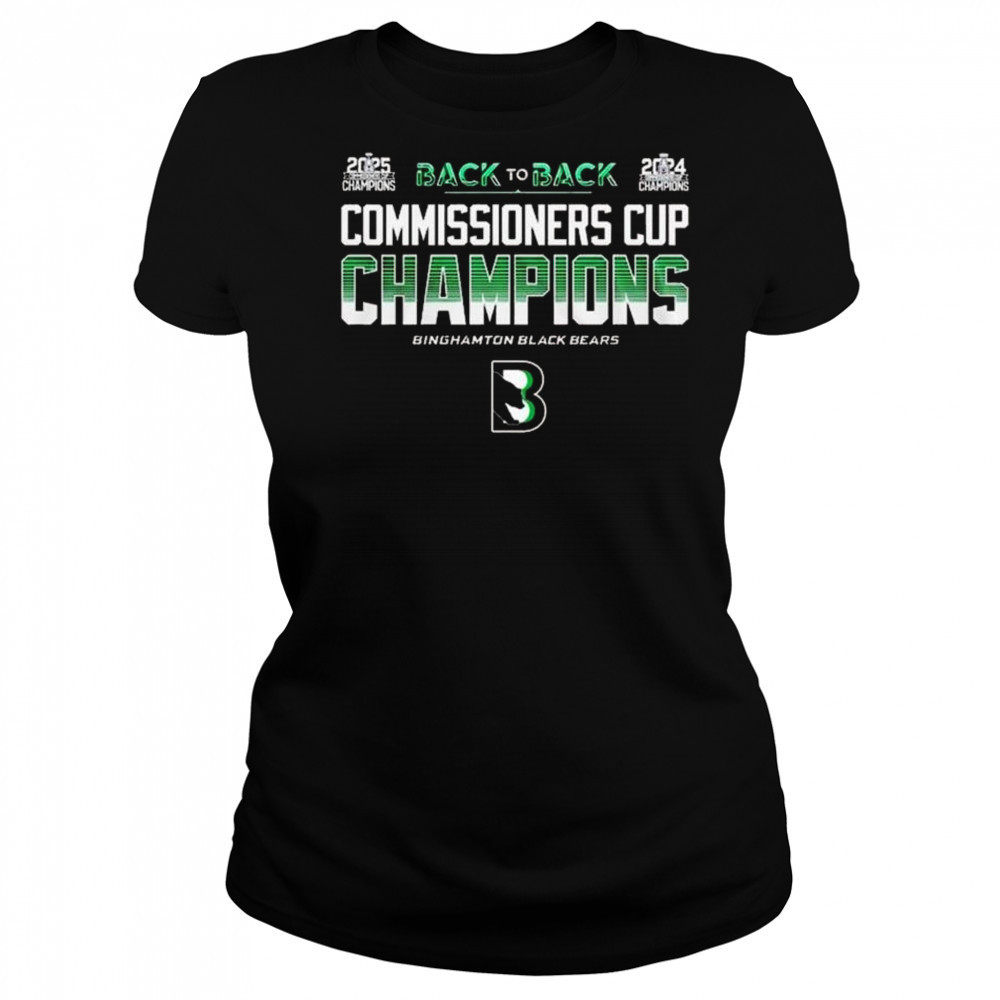 Binghamton Black Bears Champions Commissioner Cup 2025 Shirt Women's T-shirt