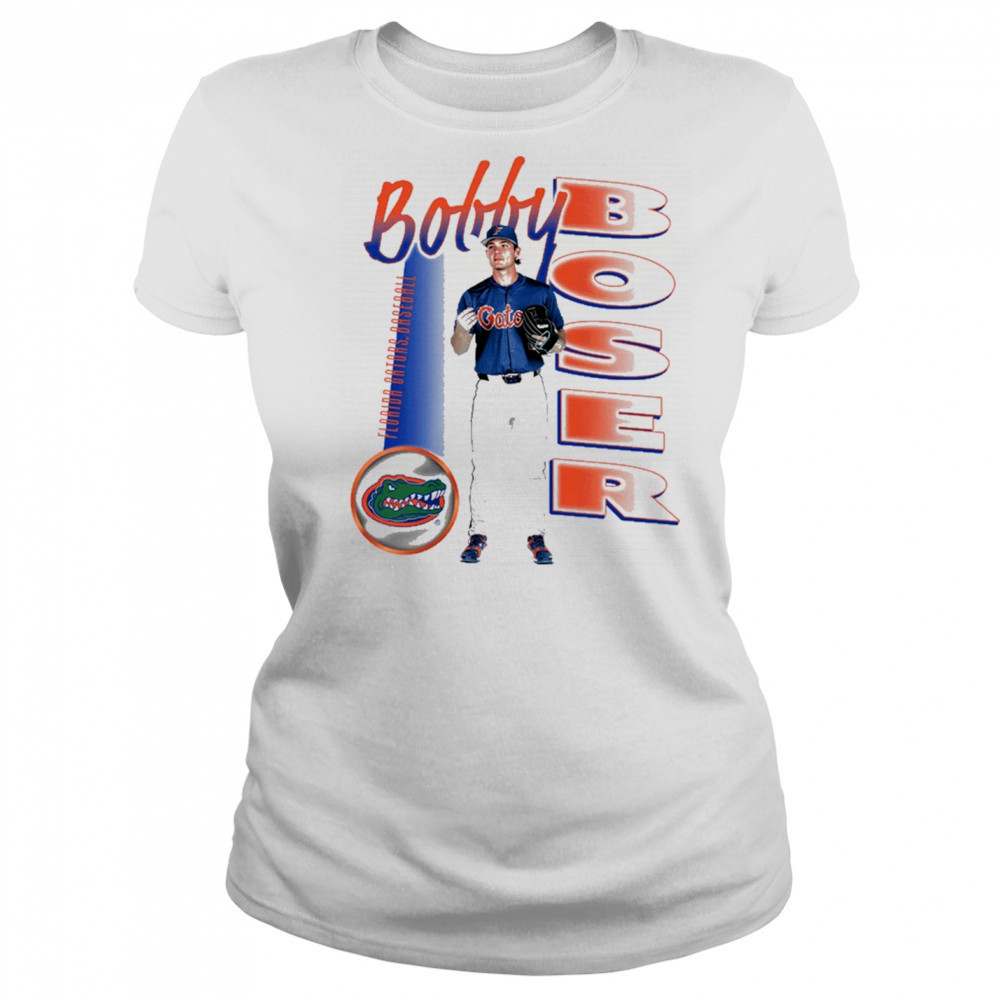 Bobby Boser Florida Gators Baseball NCAA Division I Illustrated t-shirt Women's T-shirt