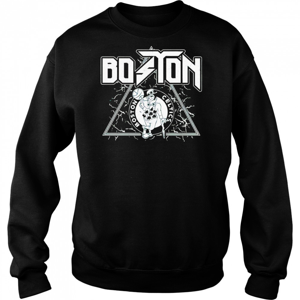 Boston Celtics rock and roll angus shirt Sweatshirt