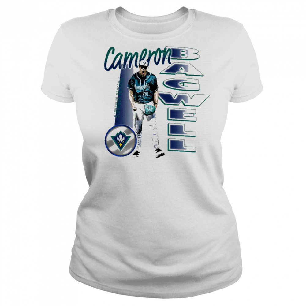 Cameron Bagwell UNC Wilmington Seahawks Baseball NCAA Division I Illustrated t-shirt Women's T-shirt
