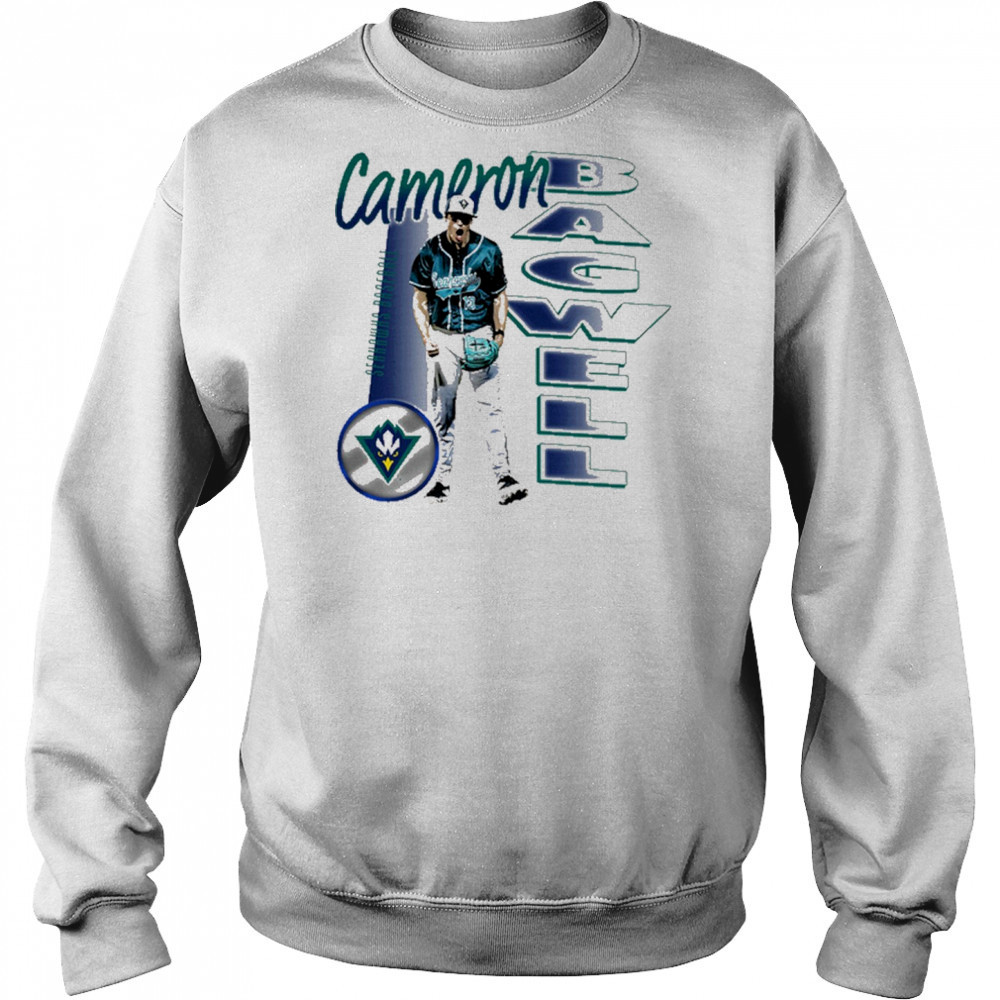 Cameron Bagwell UNC Wilmington Seahawks Baseball NCAA Division I Illustrated t-shirt Sweatshirt