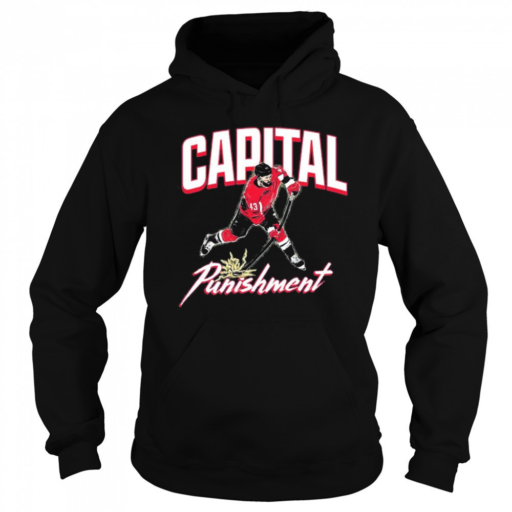 Capital Punishment Tom Wilson Washington Capitals Hockey t-shirt Hoodie